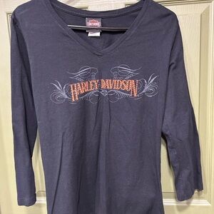 Harley-Davidson Black Long Sleeve Shirt